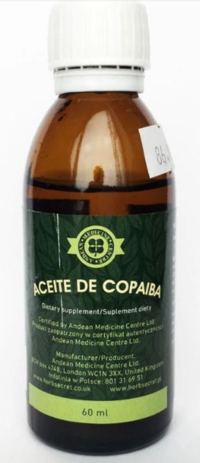 Aceite de Copaiba 60 ml zdjęcie 1