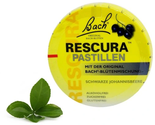 Rescue Pastylki, czarna porzeczka 50 g zdjęcie 1