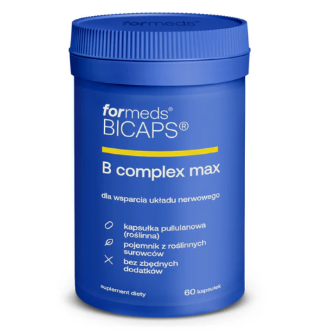 Formeds, Bicaps B-complex MAX 60 kapsułek zdjęcie 1