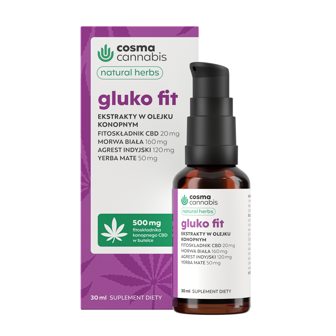 Cosma Cannabis gluko fit 30 ml. zdjęcie 1