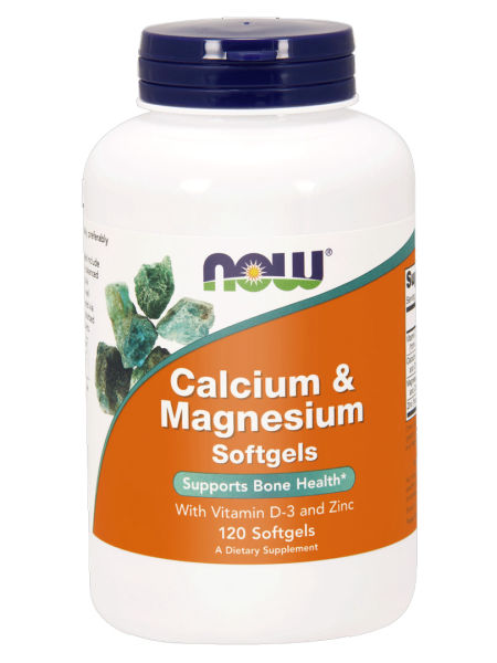 Now Foods Calcium & Magnesium - 120 kapsułek