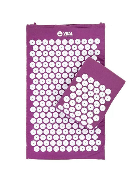 YogaBazar, zestaw do akupresury fiolet.
