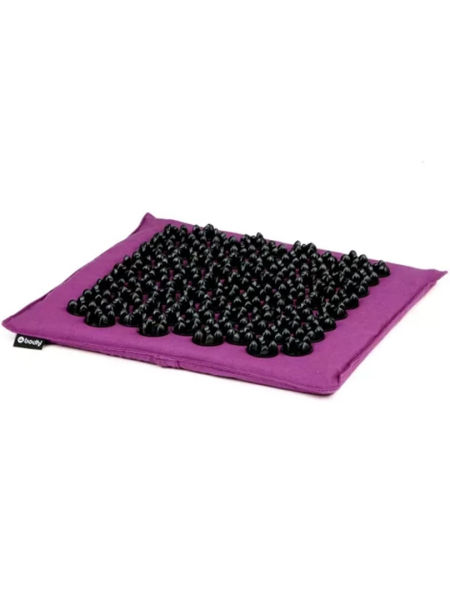 YogaBazar, mata do akupresury stóp vital fiolet.