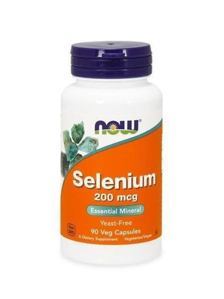 Now Foods Selen (Selenium) 200 mcg - 90 kapsułek