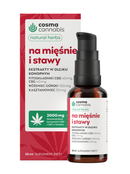 Cosma Cannabis na mięśnie i stawy 30 ml.