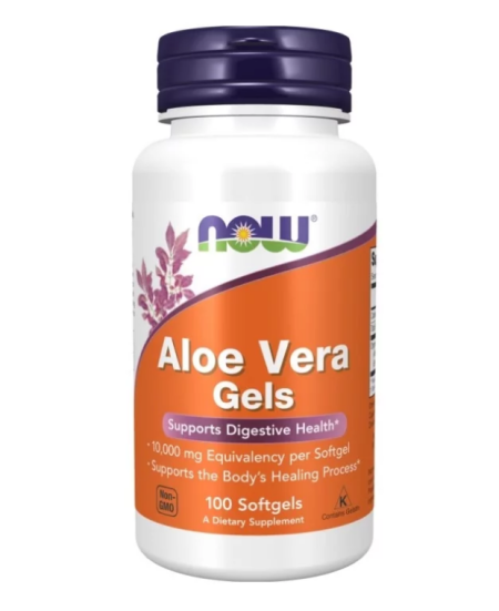 Now Foods Aloes 10000 mg (Aloe Vera) - 100 kapsułek