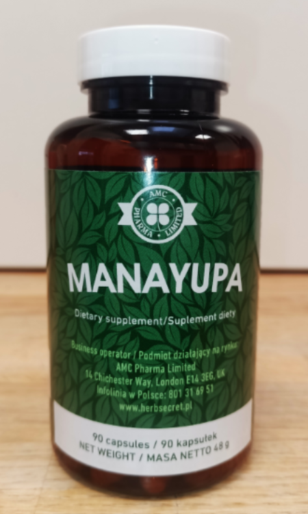 AMC Pharma, Manayupa 90 kapsułek.