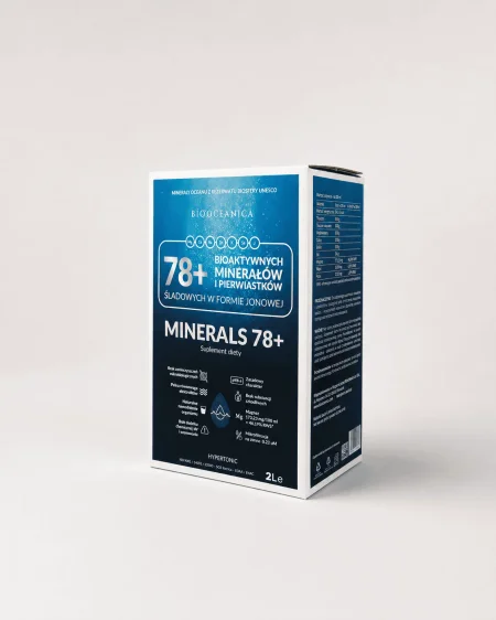 BioOceanica, Woda morska Aqua Minerals 78+ Bioaktywnych minerałów 2 litry