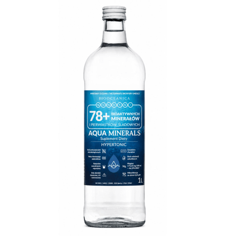 BioOceanica, Woda morska Aqua Minerals 78+ Bioaktywnych minerałów  1l