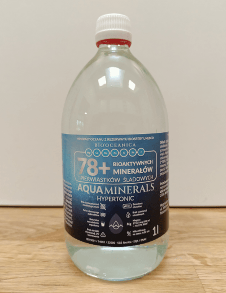 BioOceanica, Aqua Minerals 78+ Bioaktywnych minerałów  1l