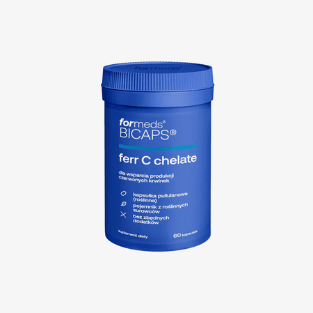 Formeds, bicaps Ferr C chelate, 60 kapsułek.