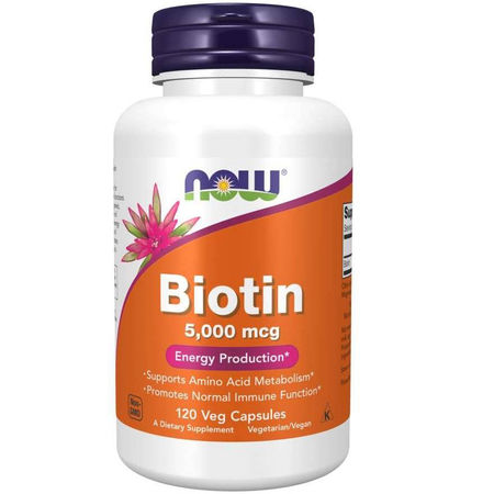 Now Foods Biotyna 5000mcg 120 kaps