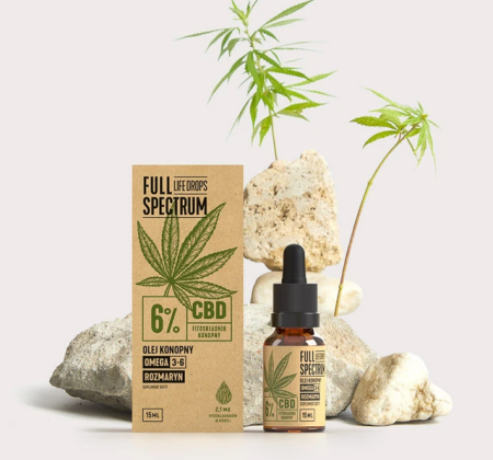 Full Spectrum, Olejek konopny CBD 6% (10ml)