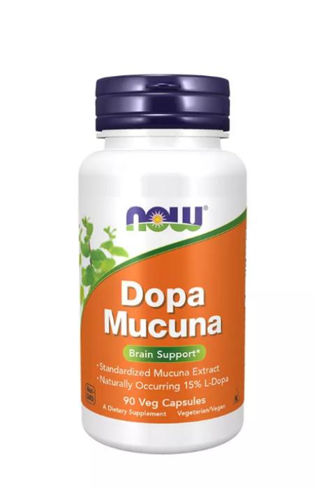 NOW Dopa Mucana 90 kapsułek