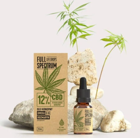 Full Spectrum, Olejek konopny CBD 12% (10ml)