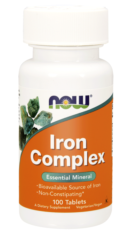 Now Foods Iron Complex - 100 tabletek