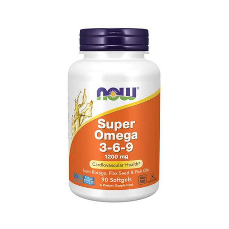 Now Super Omega 3-6-9 FISH OIL 90 kapsułek.