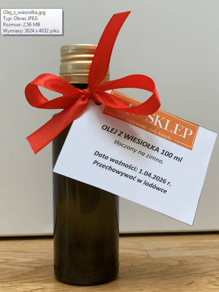 Olej z wiesiołka, 100 ml.