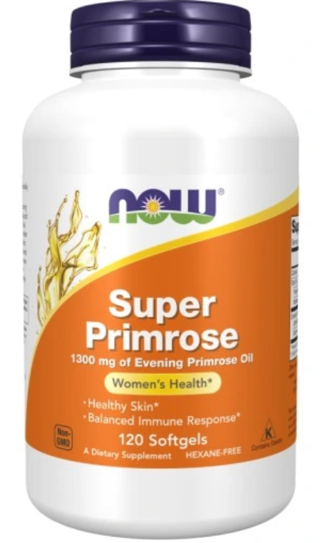 Now Foods Super Primrose - 120 kapsułek olej z wiesiołka