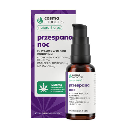 Cosma Cannabis przespana noc 30 ml.