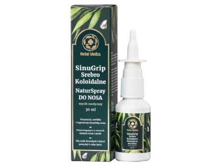 Herbal Monasterium, Sinugrip Srebro koloidalne spray do nosa 30ml