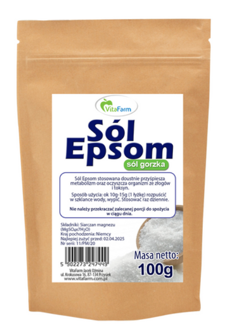 Vitafarm, sól epsom 100 g.