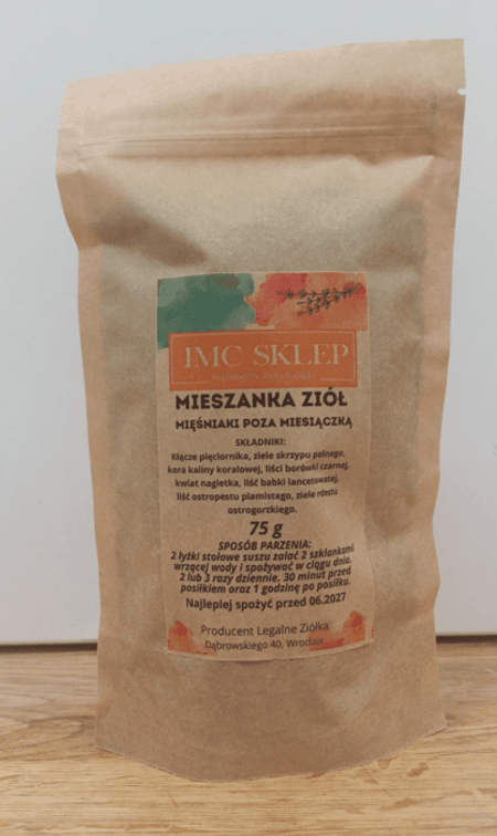 Mieszanka na mięśniaki (POZA MIESIĄCZKĄ) 75 g.