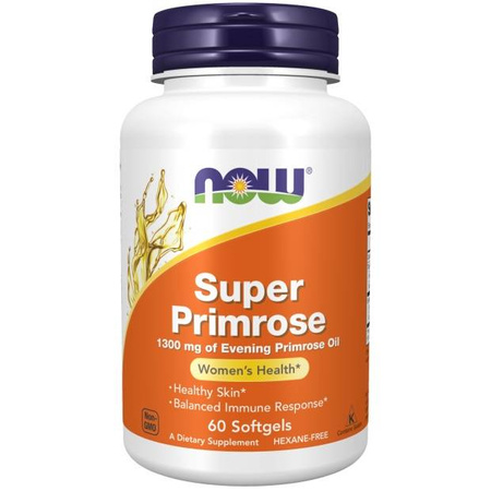 Now Foods Super Primrose - 60 kapsułek olej z wiesiołka zdjęcie 1