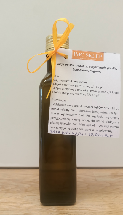 Olej DO SSANIA (stan zapalny) 250 ml. zdjęcie 1
